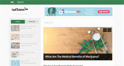 Desktop Screenshot of leafscience.com